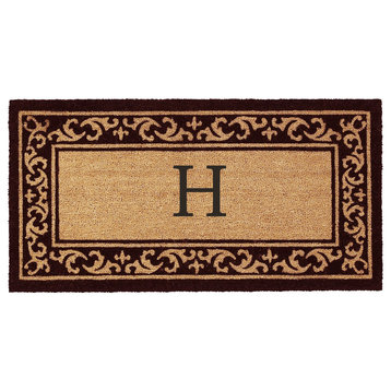 Kendall Monogram Doormat, 24"x48", H