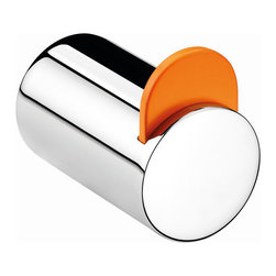 Secret Bath. Robe hook. Chrome-Orange. Giselle Collection. - Robe & Towel Hooks