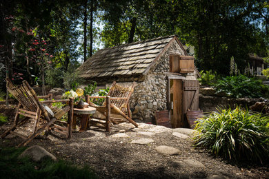 Small mountain style wine cellar photo