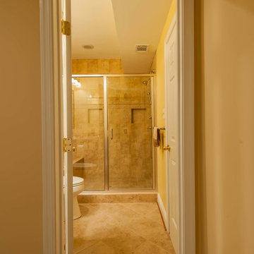 Basement Built for Entertainment in Clifton, Virginia