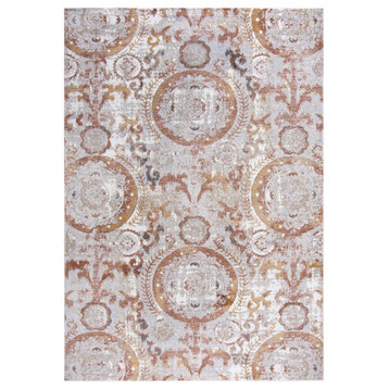 Rizzy Home BRS109 Bristol Area Rug 5'3"x7'6" Beige