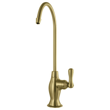 KSAG3197AL Reverse Osmosis System Filtration Water Air Gap Faucet, Brushed Brass