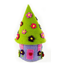 Global Groove - Felted Fairy House - Decorative Objects And Figurines