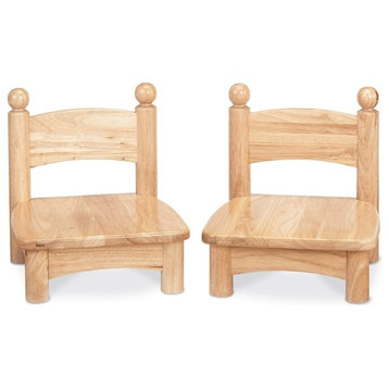 Jonti-Craft Wooden Chairs, Set Of 2, 7" Seat