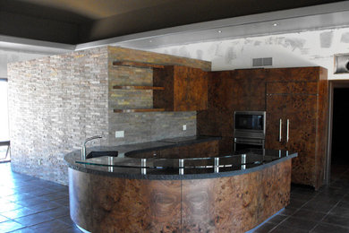 Inspiration for a large home bar remodel in Phoenix