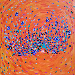 The Peacock, 16 x 20 in, sold - Paintings