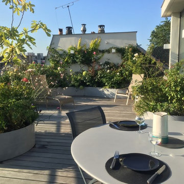 jardins, terrasses à Paris, en France, Suisse