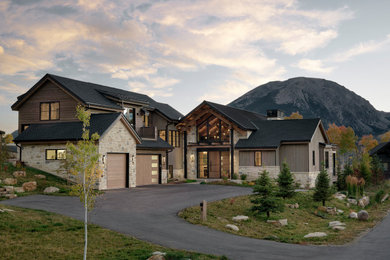 Mountain style exterior home photo in Denver