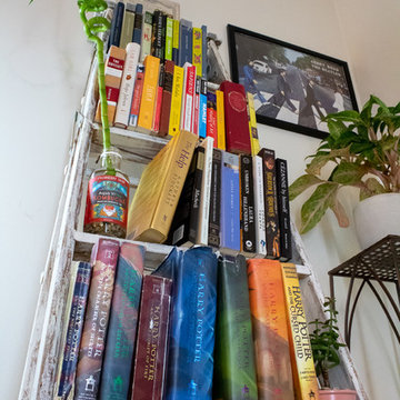Vintage Ladder Bookshelf