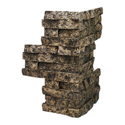 162-DEEP JERUSALEM STACKED CORNER 24"H X 8"W X 1&frac12;"D - Wall Panels