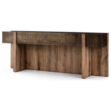 Bingham Console Table-Distressed Iron