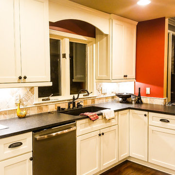 Mequon Kitchen, Fireplace, Dining room and Bathroom