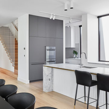 Super White marble | Brighton East kitchen