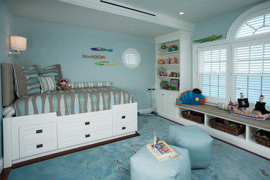 Inspiration for a transitional bedroom remodel in Other