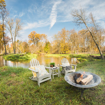 The Classic Adirondack Chair- Light Gray