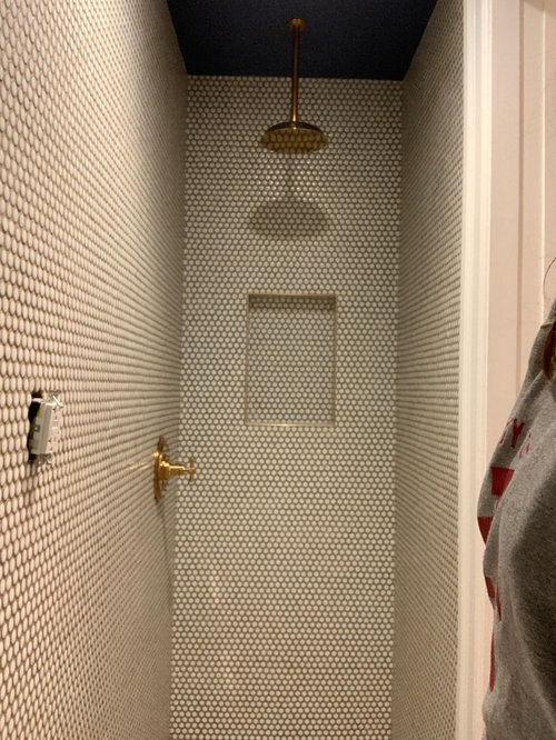 Shower Curtain Placement With Overhead Shower