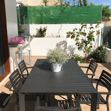 Piscina y urbanización exterior. Parcela Godella