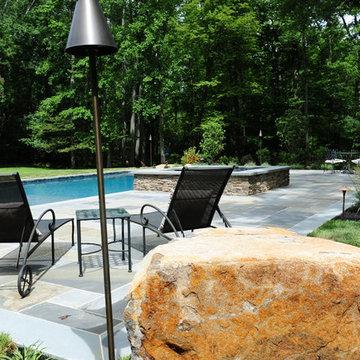 Natural Bluestone Rectangular Pool