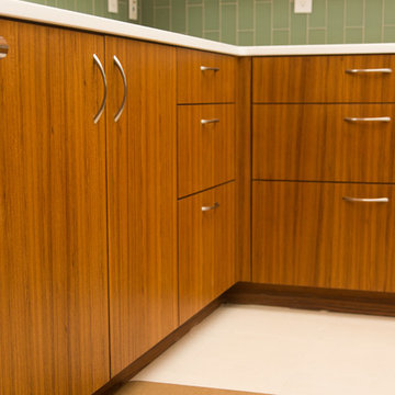 Mid-Century Modern Teak Kitchen