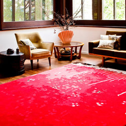 Poppy Field by Easton Pearson - Floor Rugs