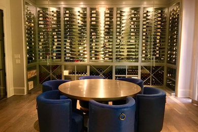 Atlanta Wine Cellar - Chrome Rod Storage System by CELLARMAKER