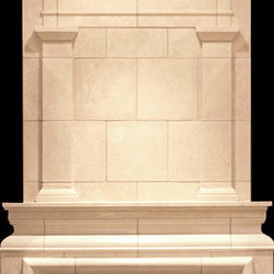 The Mereworth Mantel & Overmantel - Tartaruga Design - Indoor Fireplaces
