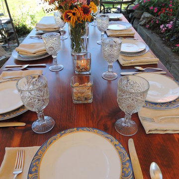 Reclaimed wood dining tables