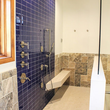 Double Zero Entry Shower, Spa-Like Bathroom Remodel