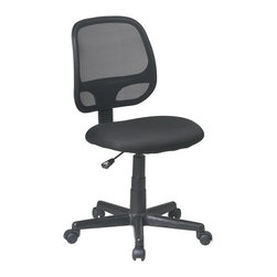Black Screen Back Task Chair - Office Chairs