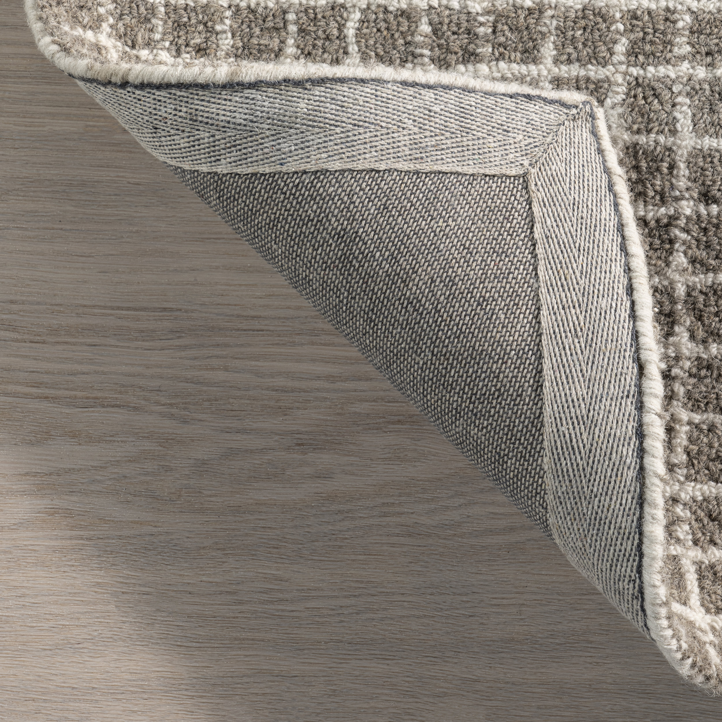 Arvin Olano x RugsUSA Melrose Checked Wool Rug, 6'x9' - Farmhouse ...