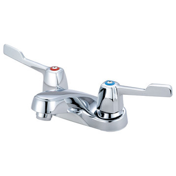 Elite Two Handle Bathroom Faucet, Polished Chrome