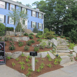 Hardscaping Using Reclaimed Granite - Landscaping Stones And Pavers