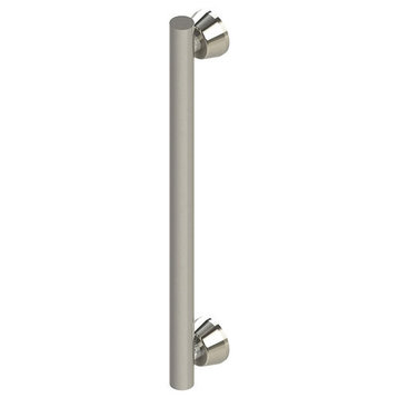 Invisia Linear Grab Bar Support Rail - 12" - Shower Bathroom, Brushed Nickel