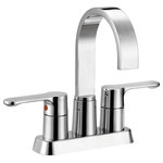 Designers Impressions - Polished Chrome Lavatory Vanity Faucet - Ceramic Cartridge