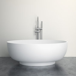 NOTION STONE RESIN SOLID SURFACE FREESTANDING ROUND BATH 1500 - Products