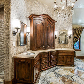 One-of-a-kind estate overlooks serene lake on just under an acre!
