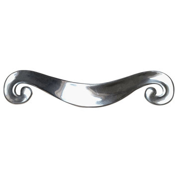 Double Spiral Pull, Antique Bronze