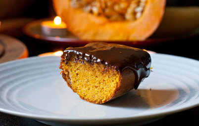Aux fourneaux : Un gâteau d'Halloween au potimarron et chocolat