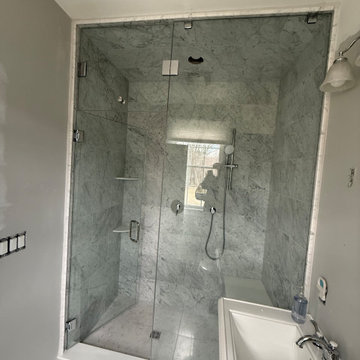 Custom Frameless Steam Shower Enclosure
