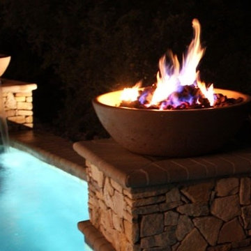 Close up on the Fire Woks