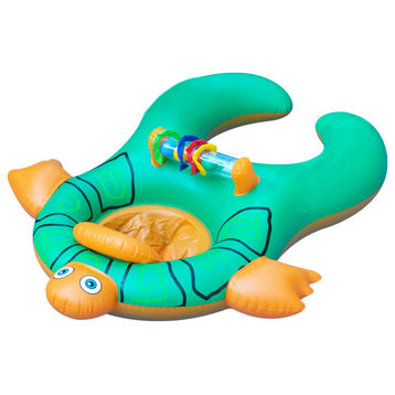 40" Inflatable Turtle Baby and Mom Swimming Pool Seat
