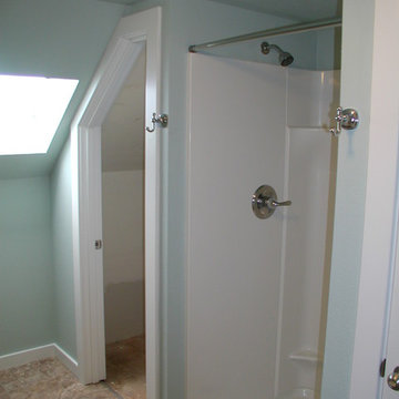 Second floor bathroom addition