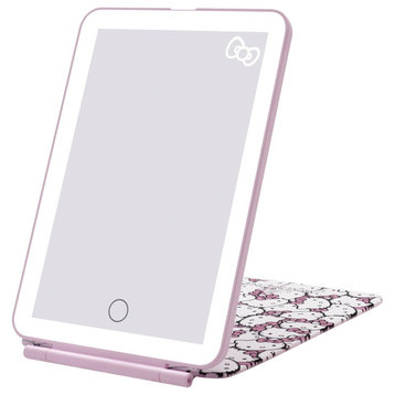 Hello Kitty (White/Pink) Touch Pad Mini Tri-Tone LED Makeup Mirror