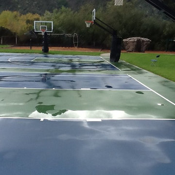 Thad S's Pro Dunk Diamond Basketball System on a 100x100 in Carmel, CA