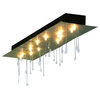 Escale Crystal Rain Rectangular Ceiling Light - Inventory Sale!