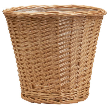Willow Wicker Waste Basket