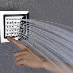 Fontana Modern Solid Brass 34-Nozzle Square Body Spray Jets Shower - Showerheads And Body Sprays