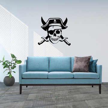 Skull design wall art