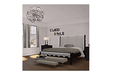 Inspiration for a contemporary bedroom remodel in Other