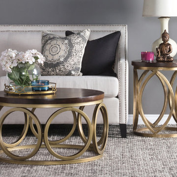 Gemma 32 inch Round Coffee Table